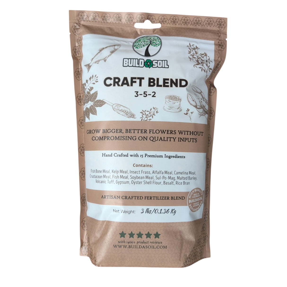 BuildASoil Craft Blend - Nutrient Pack