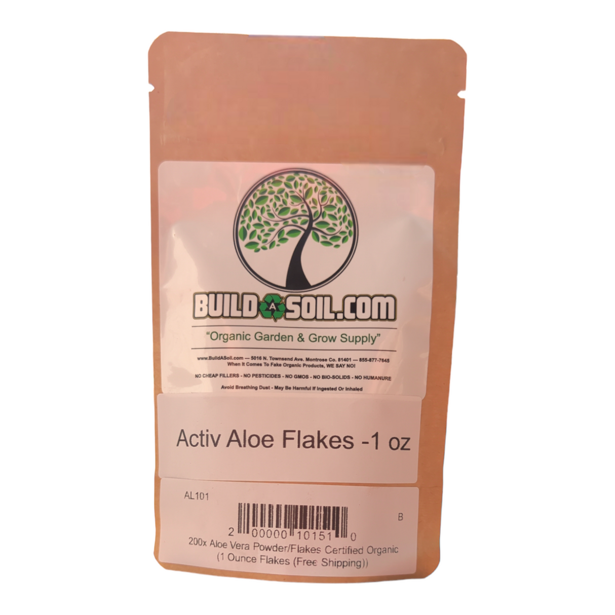 200x Aloe Vera Powder Flakes Certified Organic