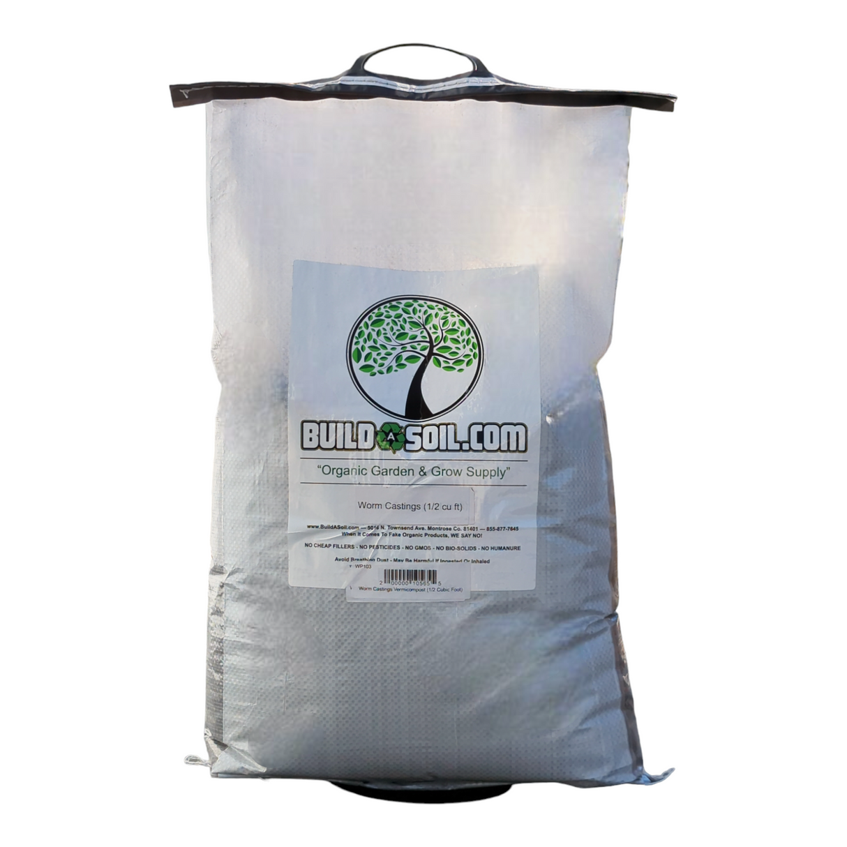 Bulk Worm Castings By The 2 Yard Sack